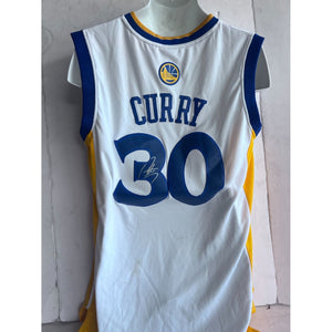 Stephen Curry Golden State Warriors game model jersey signed with proof