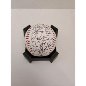 Freddie Freeman Atlanta Braves 2021 World Series champions team signed baseball with proof