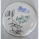 Load image into Gallery viewer, Run DMC and the Beastie Boys 10 inch drumhead signed with proof
