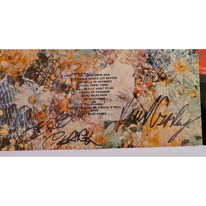 The Byrds "Greatest Hits" LP signed with proof.