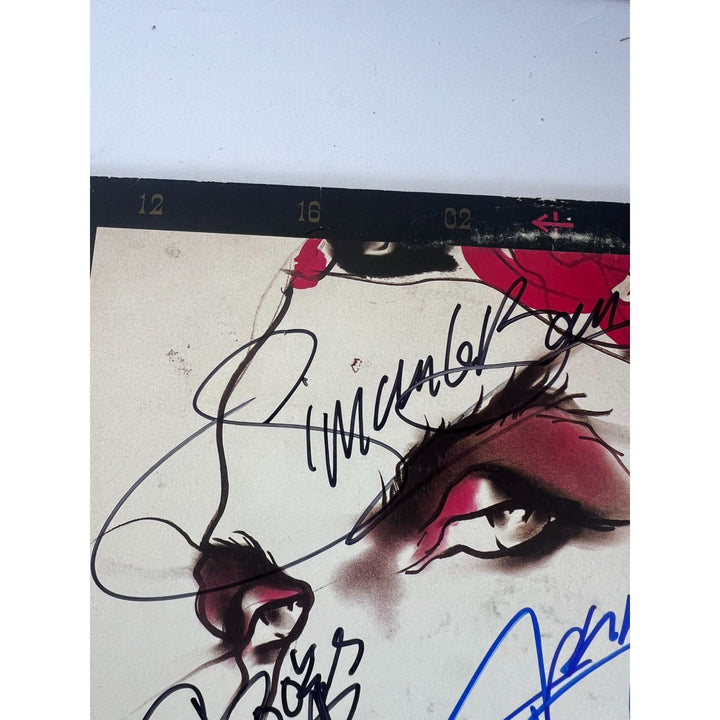 Simon Lebon Nick Rhodes John Taylor Andy Taylor Roger Taylor Duran Duran Arcadia LP cover  signed with proof..