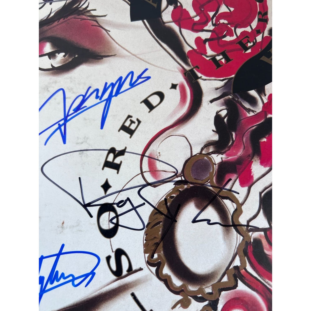 Simon Lebon Nick Rhodes John Taylor Andy Taylor Roger Taylor Duran Duran Arcadia LP cover  signed with proof..