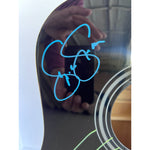 Load image into Gallery viewer, CSNY David Crosby Neil Young Steven Stills Graham Nash full size acoustic guitar signed with proof
