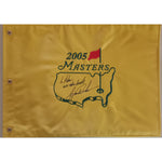 Load image into Gallery viewer, Tiger Woods &quot;To Mike all the best&quot; 2005 Masters Golf pin flag signed with proof
