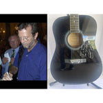 Load image into Gallery viewer, Eric Clapton signed with lyrics full size acoustic guitar with proof
