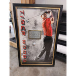 Load image into Gallery viewer, Tiger Woods Wheaties Golf Ball signed and framed 24x36  with proof
