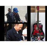Load image into Gallery viewer, Gorillaz Mick Jones Damon Albarn One of A kind 39&#39; inch full size acoustic guitar signed with proof
