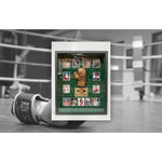 Load image into Gallery viewer, Heavyweight Champions of the World vintage boxing glove Muhammad Ali Mike Tyson George Foreman 14 champs framed glove

