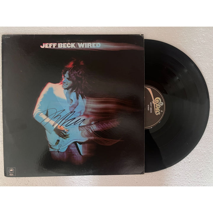 Jeff Beck Wired original lp signed with proof