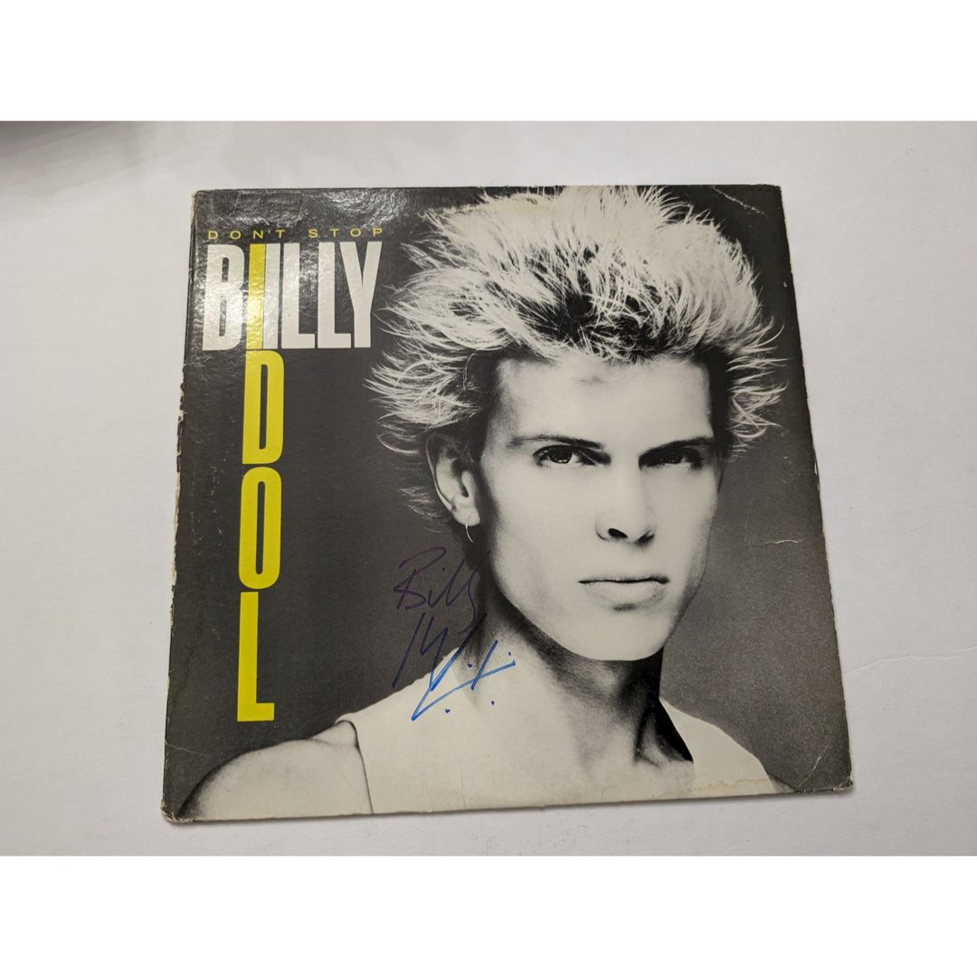 Billy Idol Don't Stop 1981 original LP signed with proof