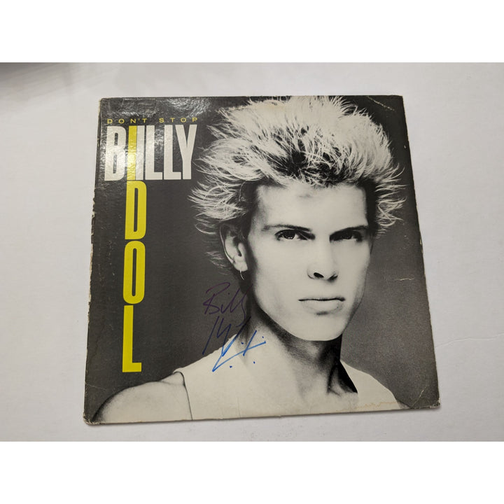 Billy Idol Don't Stop 1981 original LP signed with proof