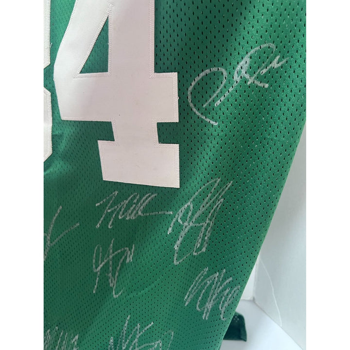 Boston Celtics 2007 2008 NBA champions Paul Pierce Kevin Garnett Ray Allen team sign game model jersey with proof