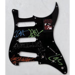 Load image into Gallery viewer, Metallica James Hetfield Lars Ulrich Kirk Hammett  Stratocaster electric pickguard signed with proof
