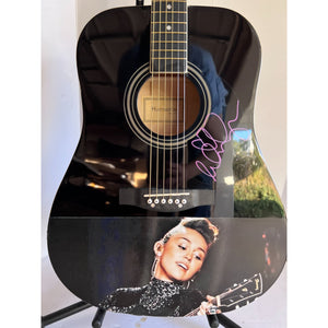 Miley Cyrus One of A kind 39' inch full size acoustic guitar signed