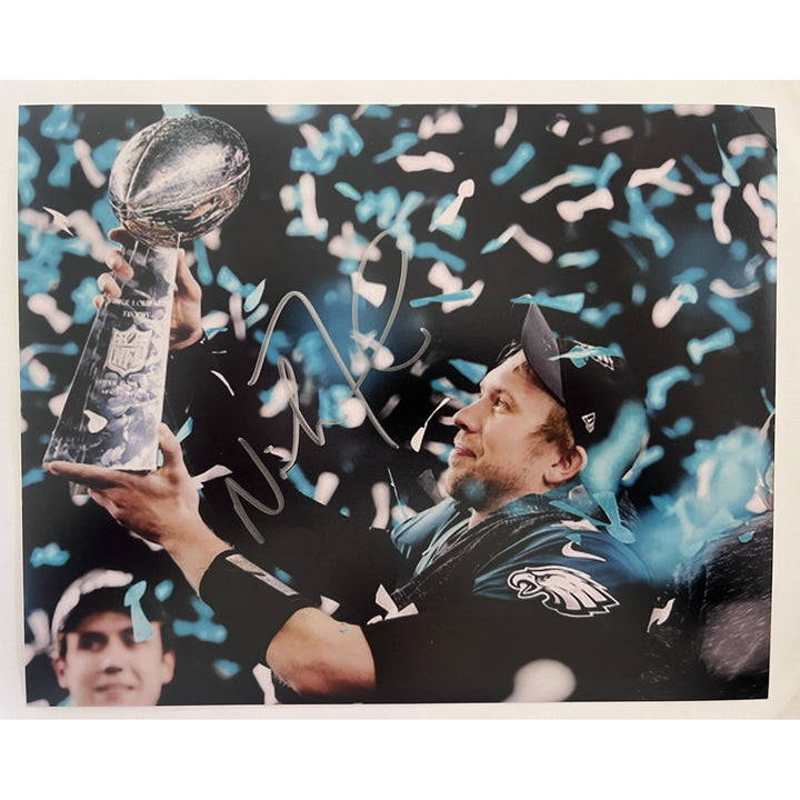 Nick Foles Philadelphia Eagles Super Bowl MVP 8x10 signed with proof