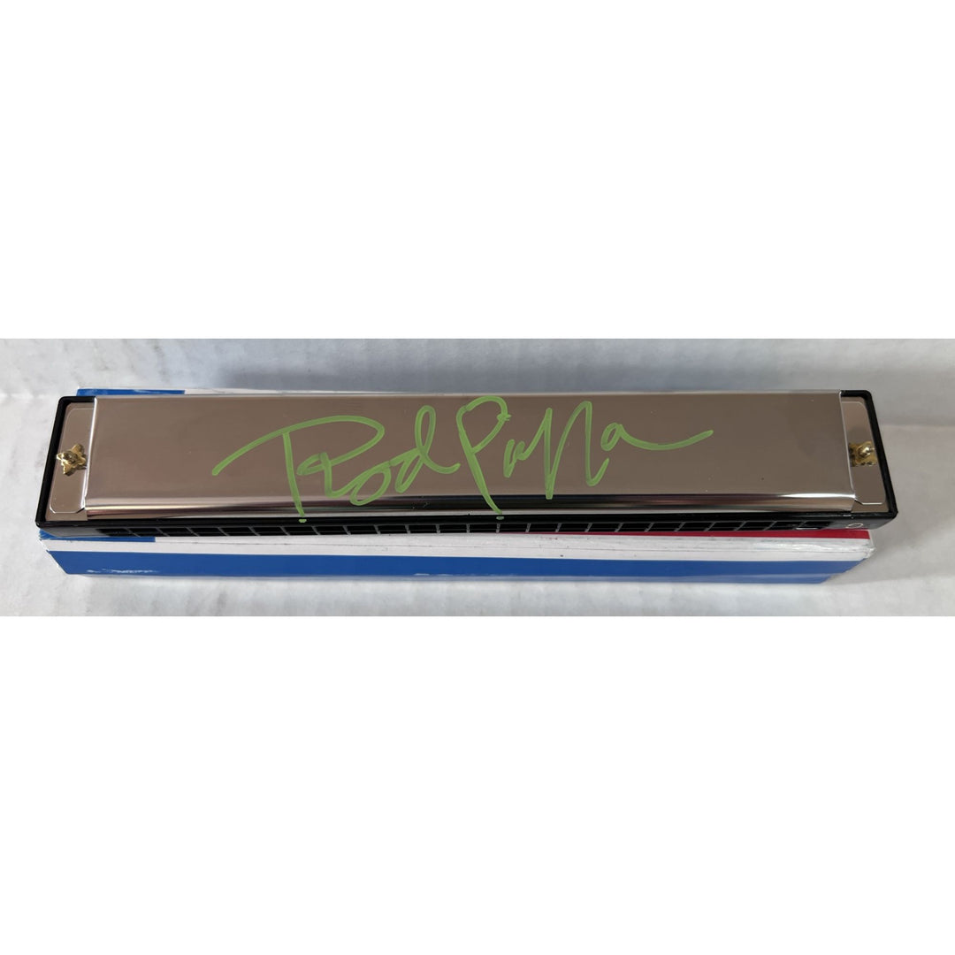 Rod Piazza Harmonica signed with proof