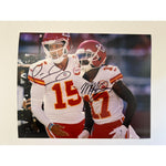 Load image into Gallery viewer, Patrick Mahomes Mercole Hardman Kansas City Chiefs 8x10 photo signed with proof
