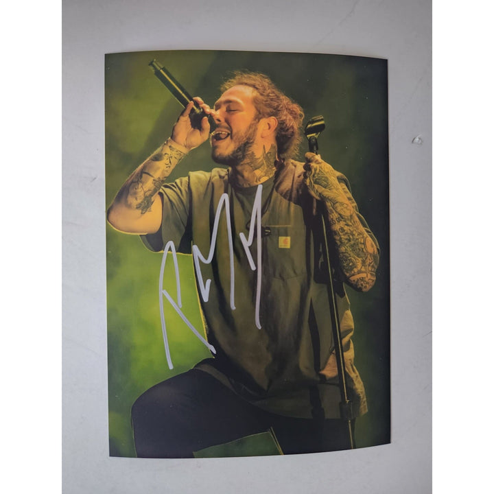 Post Malone Austin Richard Post 5x7 photo signed with proof Awesome Artifacts