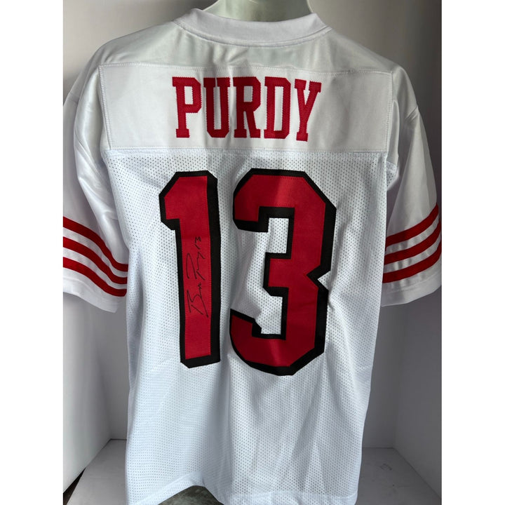 Brock Purdy San Francisco 49ers game model jersey with stitched name and number signed with proof