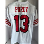 Load image into Gallery viewer, Brock Purdy San Francisco 49ers game model jersey with stitched name and number signed with proof
