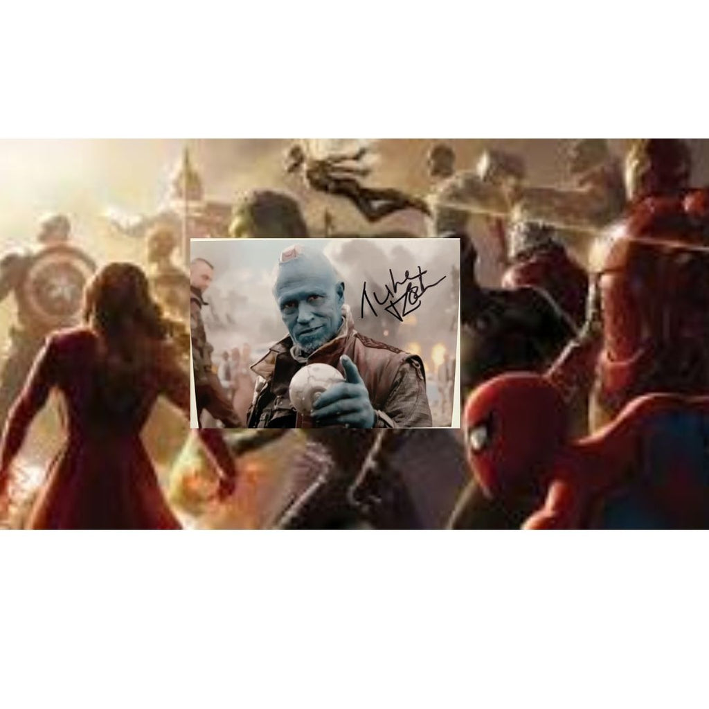 Michael Rooker  'Yondu" Marvels' Guardians of Galaxy 5x7 photo signed with proof