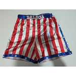 Load image into Gallery viewer, Sylvester Stallone Rocky Balboa and Carl Weathers Apollo Creed USA boxing shorts signed with proof
