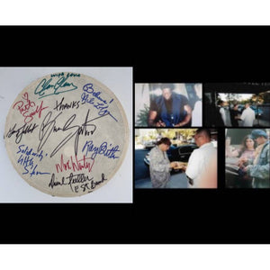 Bruce Springsteen Stevie Van Zandt Clarence Clemens the E Street 10 inch Tambourine signed with proof