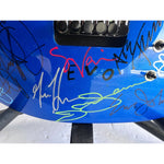 Load image into Gallery viewer, Stevie Vai Ibanez electric guitar signed by 40 all-time great guitar Legends
