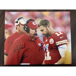 Load image into Gallery viewer, Andy Reid and Alex Smith Kansas City Chiefs 8x10 signed with proof
