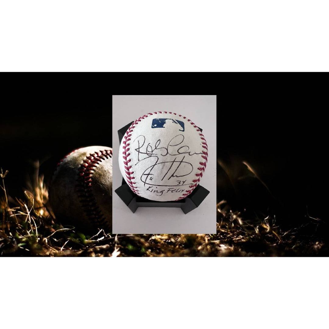 Felix Hernandez and Robinson Cano Seattle Mariners Rawlings official MLB baseball signed with proof