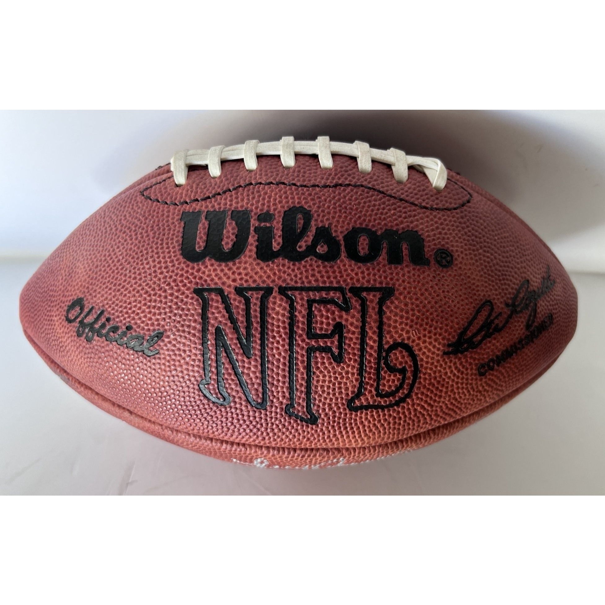 Walter Payton Jim Brown Tony Dorsett Emmitt Smith Barry Sanders NFL game football signed with proof