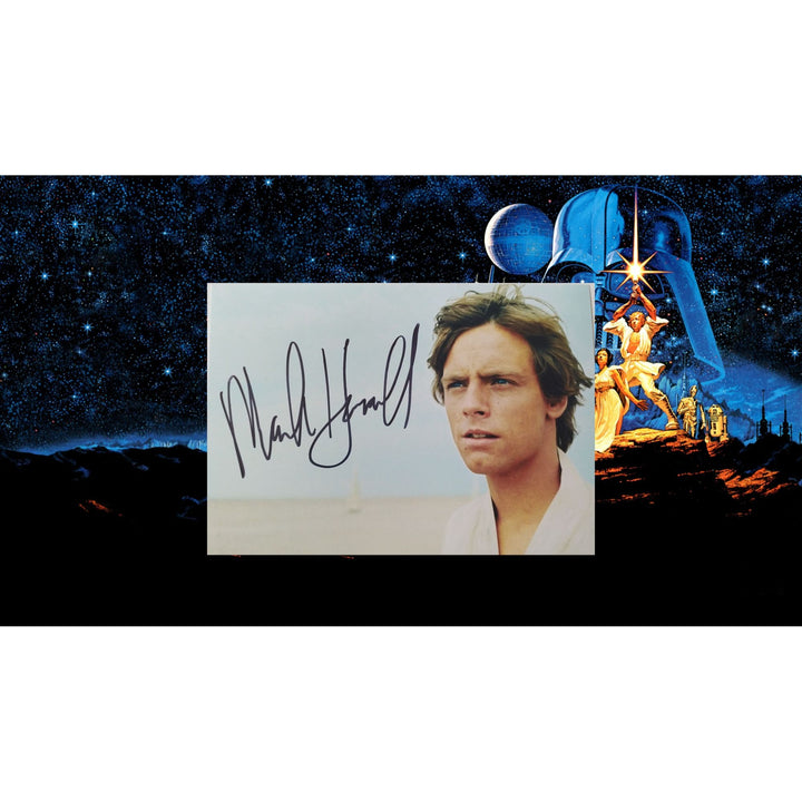 Mark Hamill, "Luke Skywalker", Star Wars, 5x7 photo, signed with proof