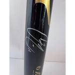 Load image into Gallery viewer, New York Mets Francisco Lindor Mizuno MLB game model bat signed with proof
