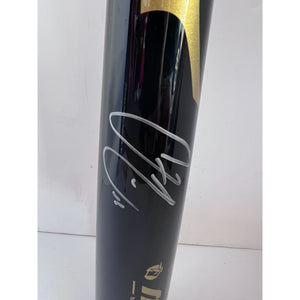 New York Mets Francisco Lindor Mizuno MLB game model bat signed with proof