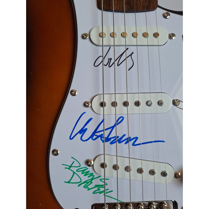 Mike Ness, Social Distortion Fender Stratocaster Squier electric guitar signed with proof