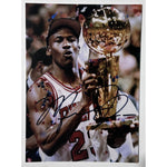 Load image into Gallery viewer, Michael Jordan 5 x 7 photograph signed with proof
