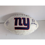 Load image into Gallery viewer, New York Giants Jeremy Shockey Michael Strahan Plexico Burress Tiki Barber Tom Coughlin Eli Manning signed football
