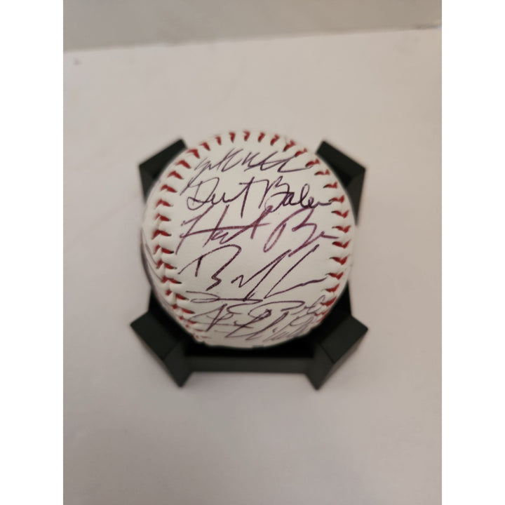 Houston Astros 2022 World Series champions team signed baseball with proof