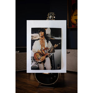 Jeff Beck 5x7 photograph signed with proof