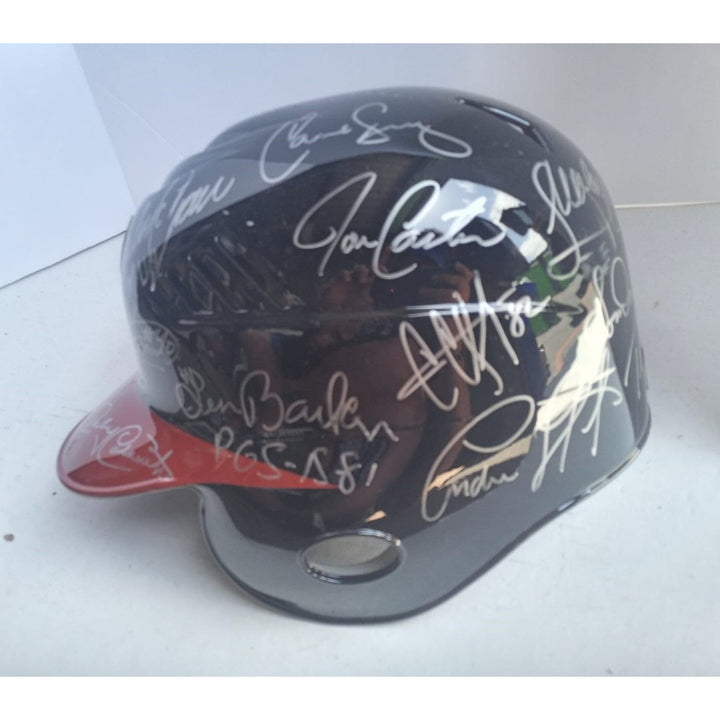 Cleveland Indians Legends Julio Franco Rocky calavito Carlos baerica Joe Carter Andre Thornton full size batting helmet