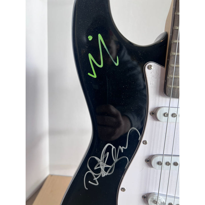 Tool James Maynard Keenan Danny Carey Justin Chancellor Adam Jones Stratocaster full size electric guitar signed with proof