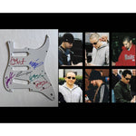 Load image into Gallery viewer, Chester Bennington Lincoln Park Stratocaster electric guitar pick guard signed with proof
