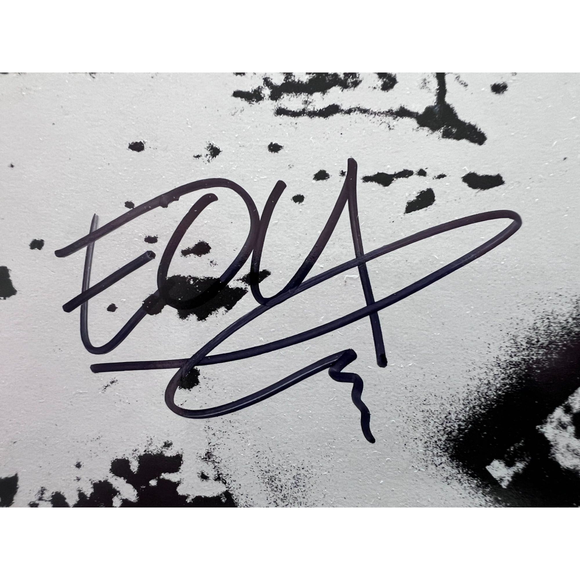 Paul Hewson Bono, The Edge, Adam Clayton, U2 Sunday Bloody Sunday Original lp signed with proof