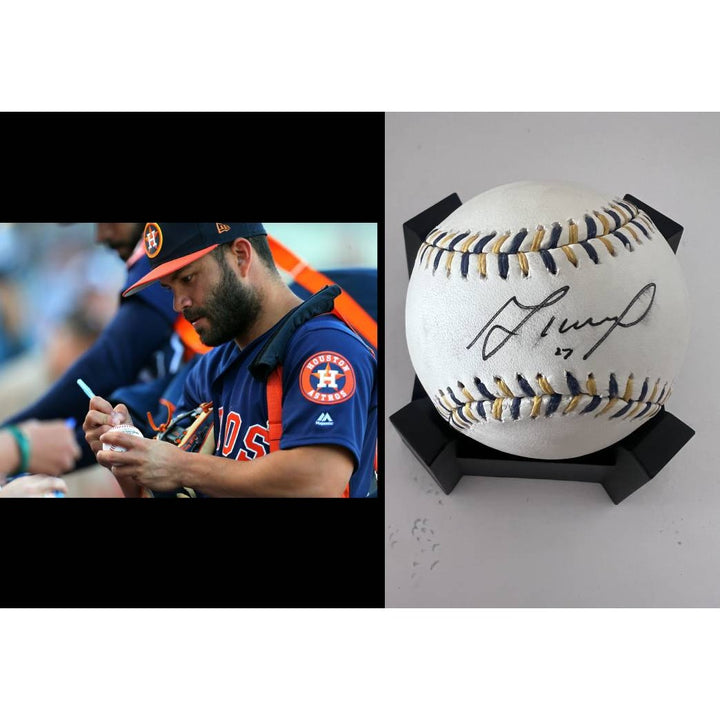 Jose Altuve Houston Astros MLB Rawlings official All-Star game ball San Diego signed with proof