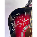 Load image into Gallery viewer, Led Zeppelin Robert Plant Jimmy Page John Paul Jones One of a Kind full size acoustic guitar signed with proof
