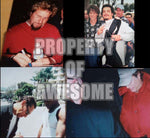 Load image into Gallery viewer, Eddie Van Halen, David Lee Roth, Alex Van Halen, Michael Anthony Fender Stratocaster guitar pickguard signed with proof
