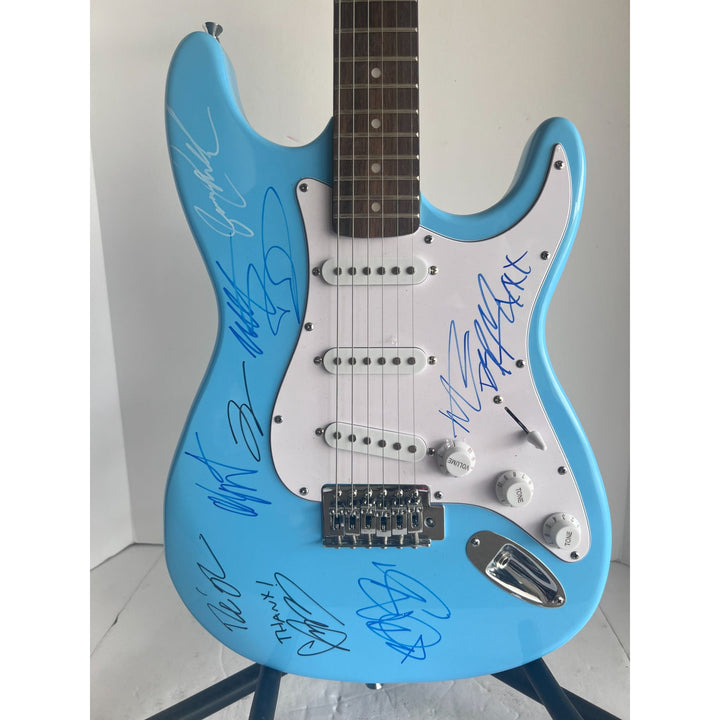 Chris Cornell Jerry Cantrell David Groll Taylor Hawkins the Foo Fighters Billy Joe Armstrong Tre Cool Stratocaster electric guitar signed