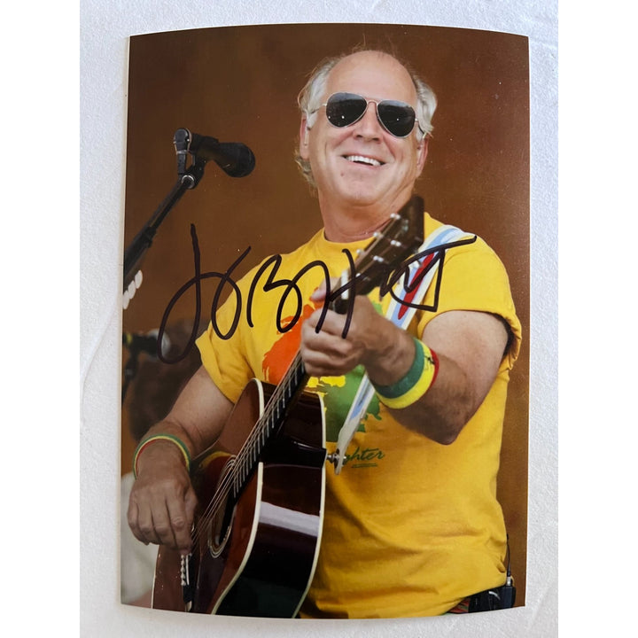 Jimmy Buffett 5x7 photo signed with proof