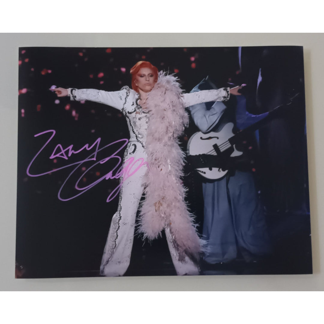 Lady Gaga 8x10 photo signed with proof