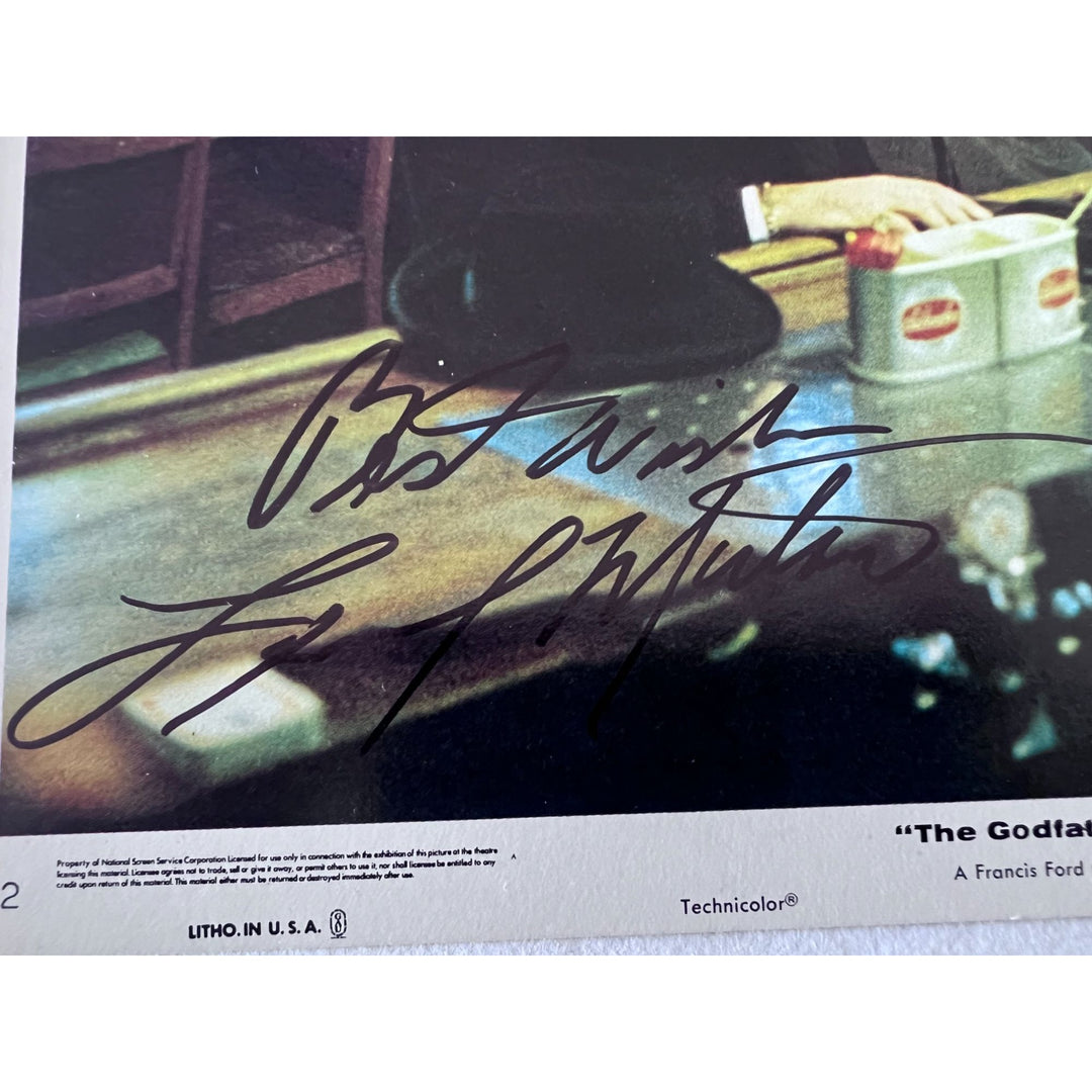 Lou Martini Jr. " Frank Hagen" and Abe Vigoda "Tessio" "The Godfather Part 11 " original 1974 Lobby signed